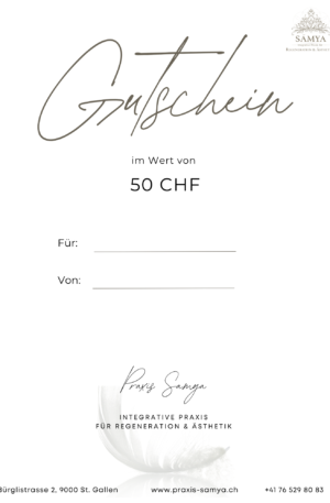 SAMYA Gutschein 50
